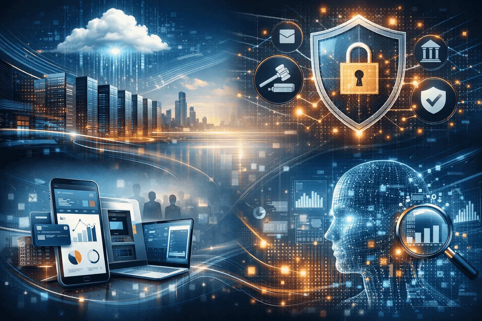 Financial services technology supporting secure operations and modernization