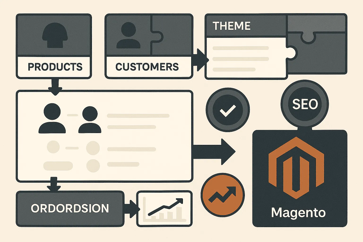 Magento store migration with data and SEO URLs preserved