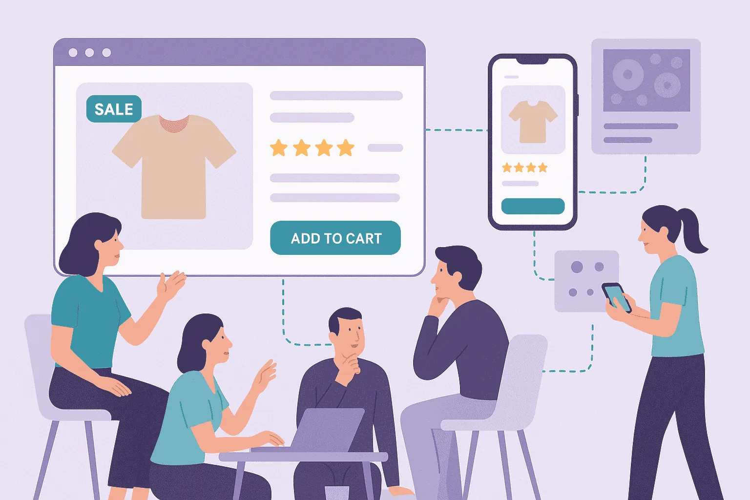 Custom WooCommerce storefront design for desktop and mobile shoppers